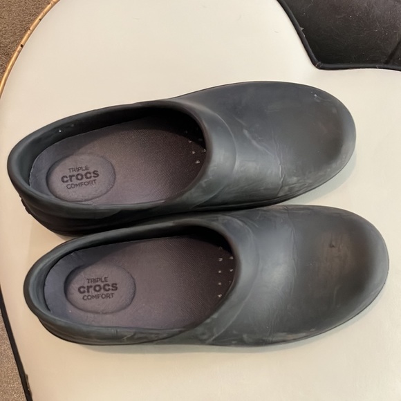 Crocs at work professional clogs nursing healthcare shoes men’s 8 women’s 10 - Picture 3 of 4